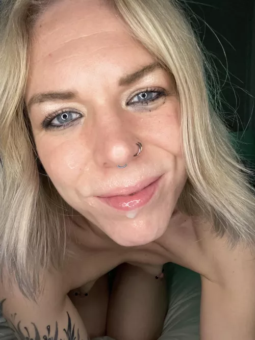 I swallowed most of it whoops!