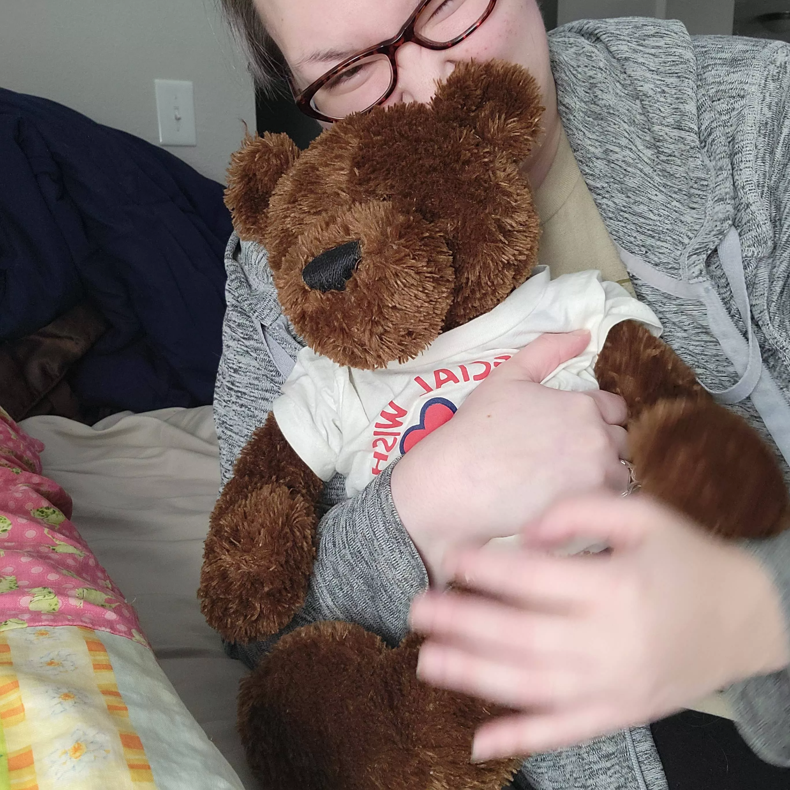 I want to cuddle with more than just my stuffie