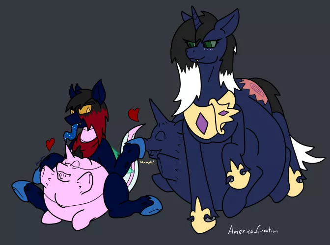 {Image} The Princesses' Vacation (Done by America_Creation) Image is safe vore