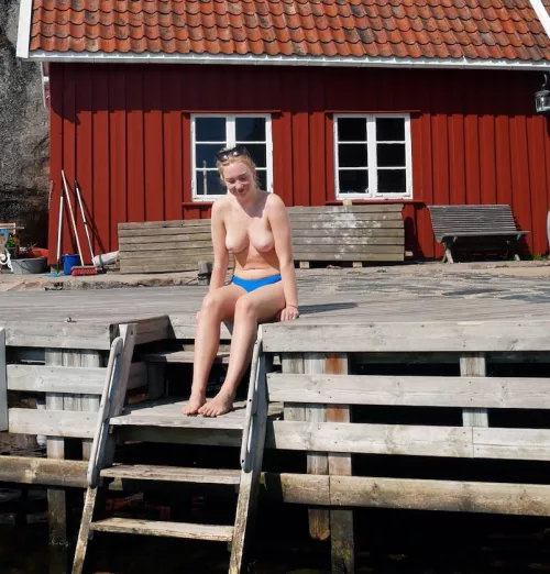 Is it okay with only half a bikini?