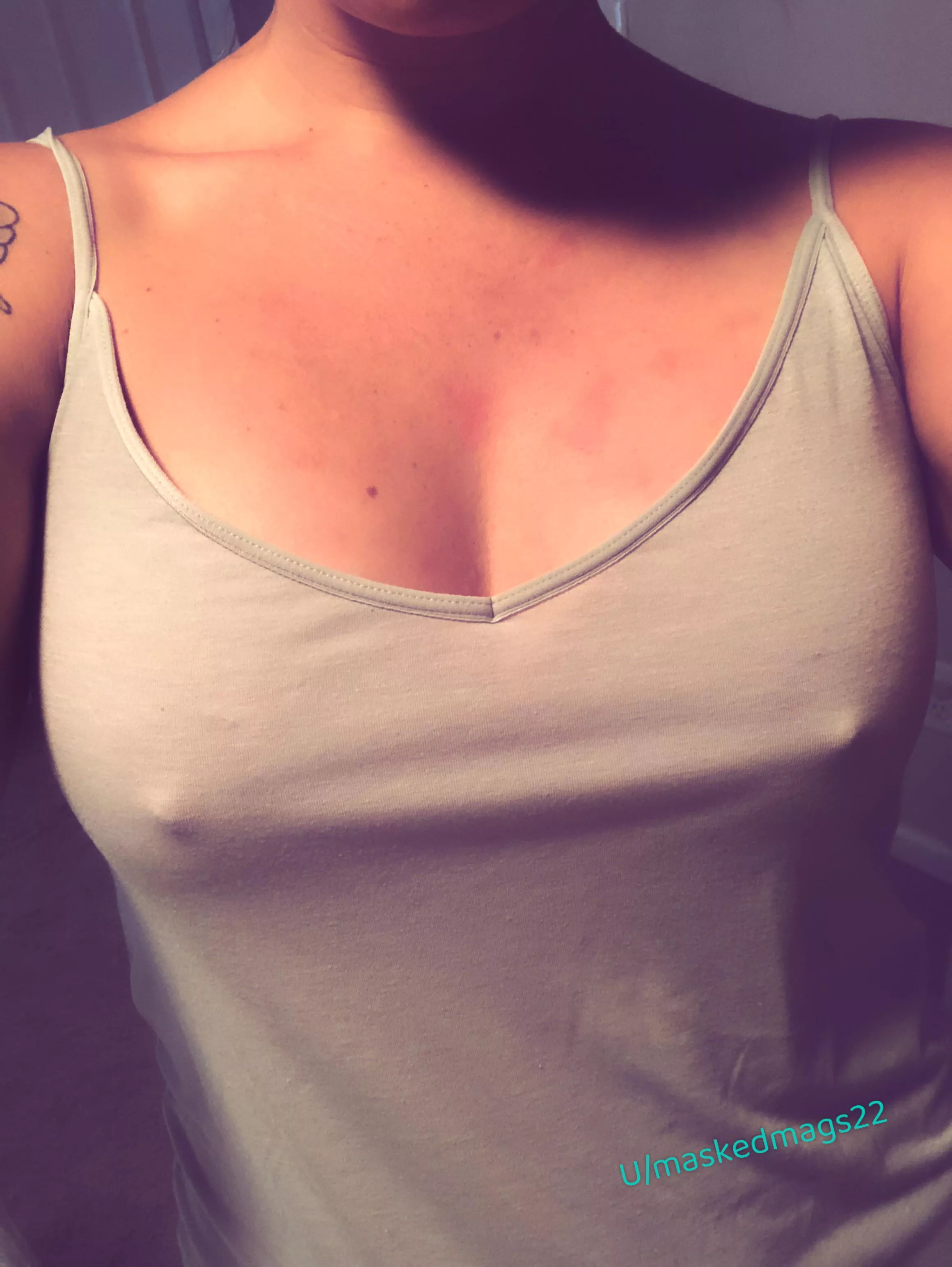 Is this appropriate attire to answer the door? The neighbor seemed quite distracted