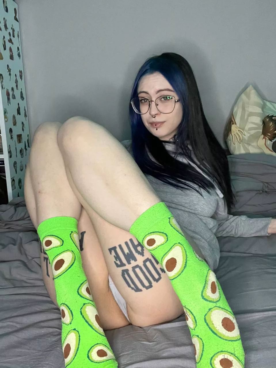 it's cold at home, my socks save me