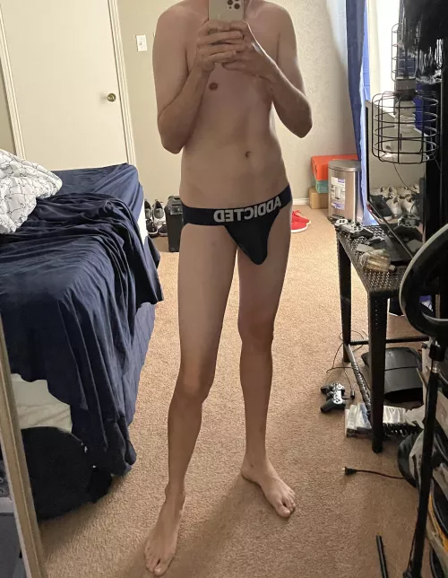 Just got this new jockstrap. What do you think?