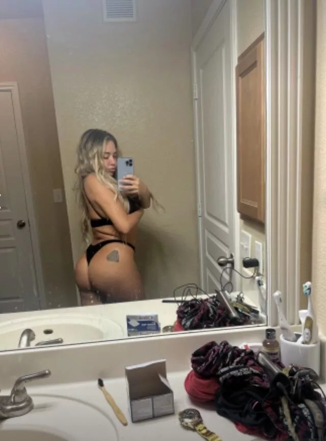 Just pull it to the side baby