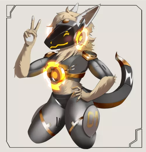 Latest Protogen I did :D My commissions are OPEN!! (art by me)