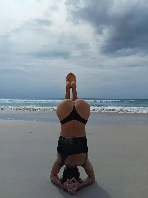 Legs up and ready to start the day right