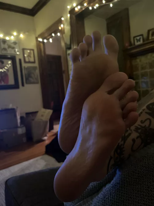 Love getting my feet tickled!