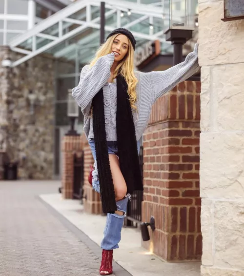 Love jeans in winter