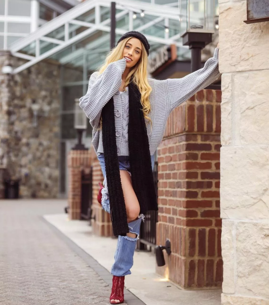 Love jeans in winter