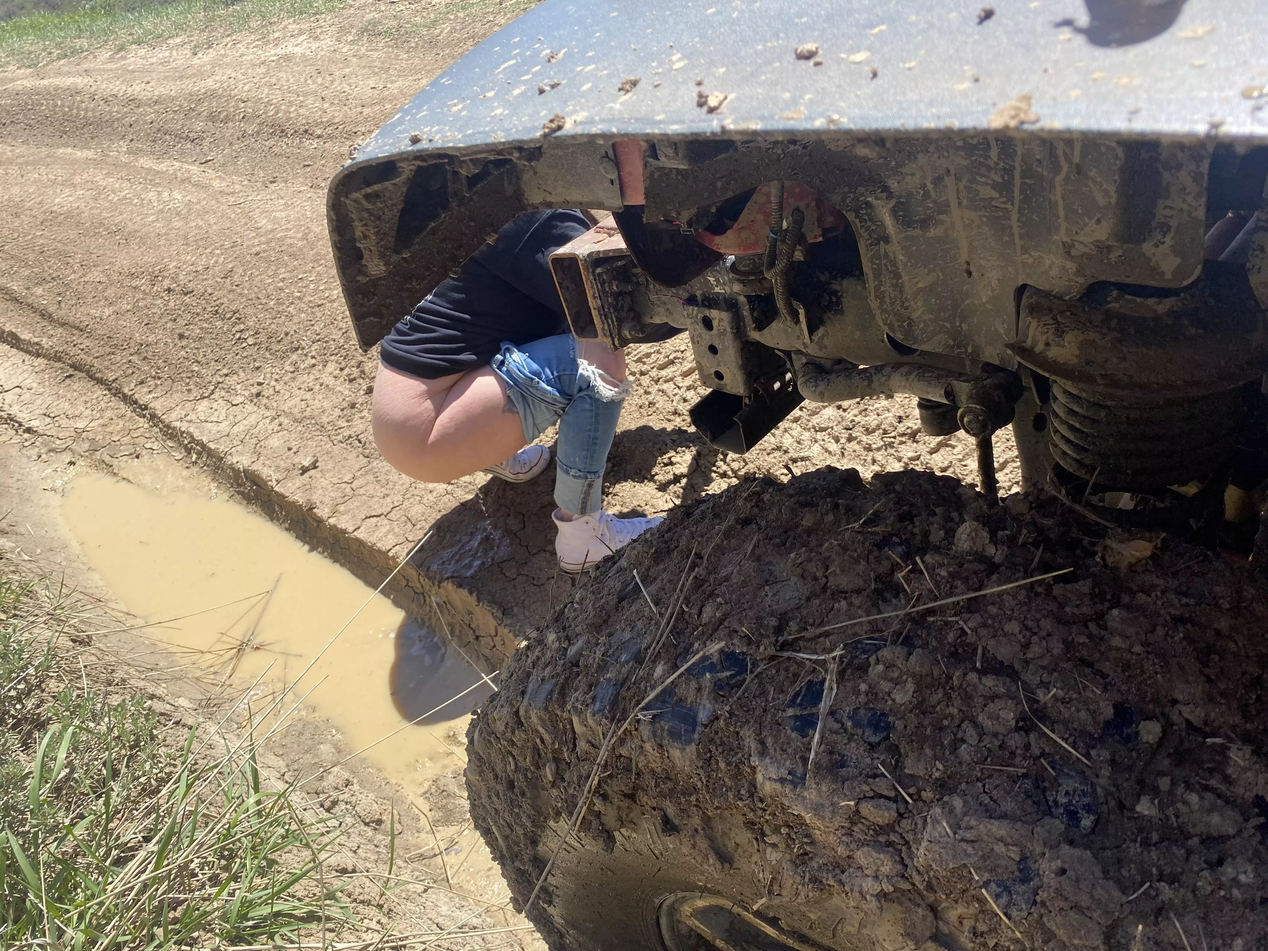 Love when she has to pee!