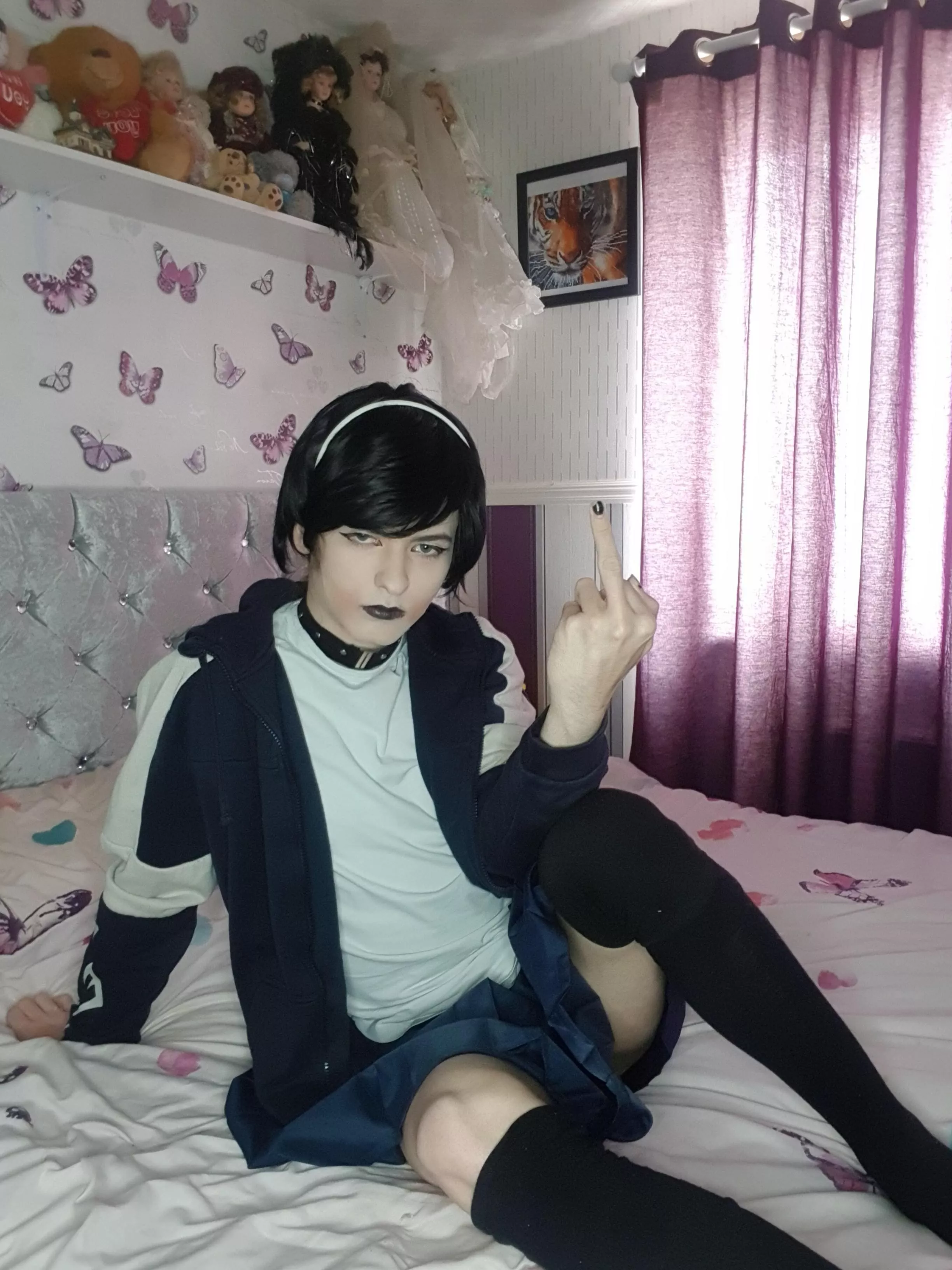 My first attempt at makeup hope it's okay! any improvements would be appreciated💙