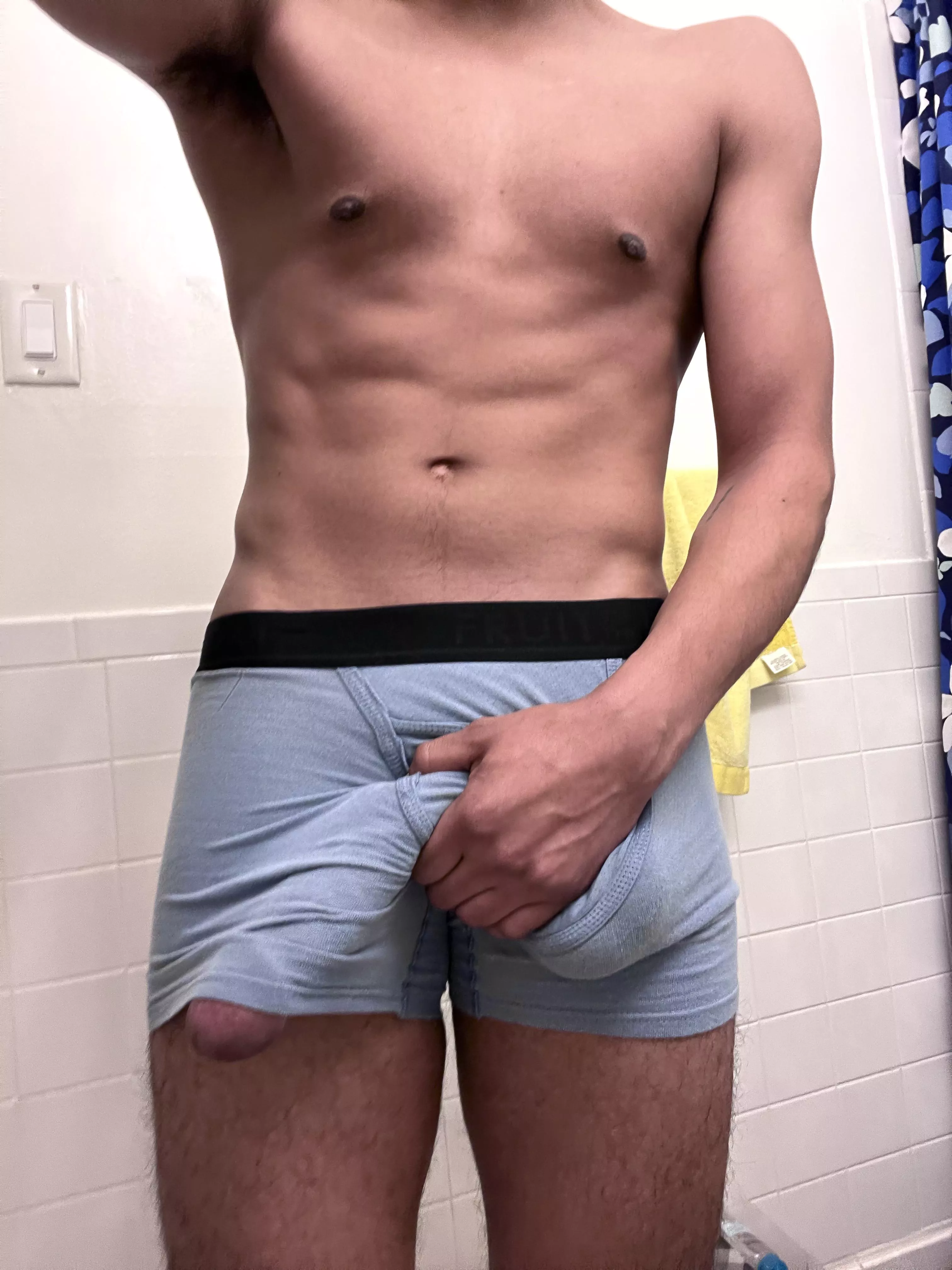 My Heavy Monster Cock is Too Huge for Boxers… Can I rest it on your Face?