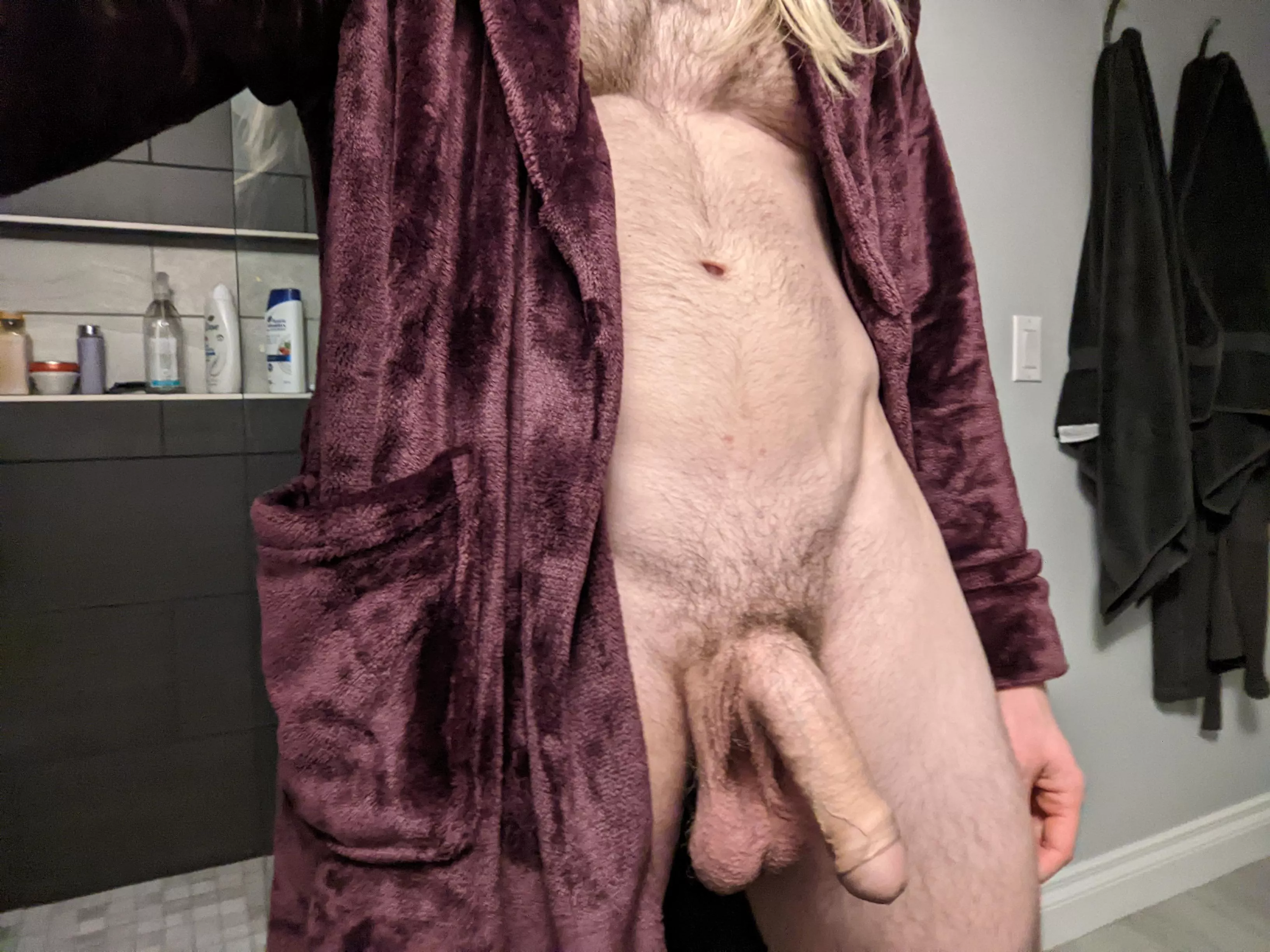 My robe isn't the only soft thing in this pic