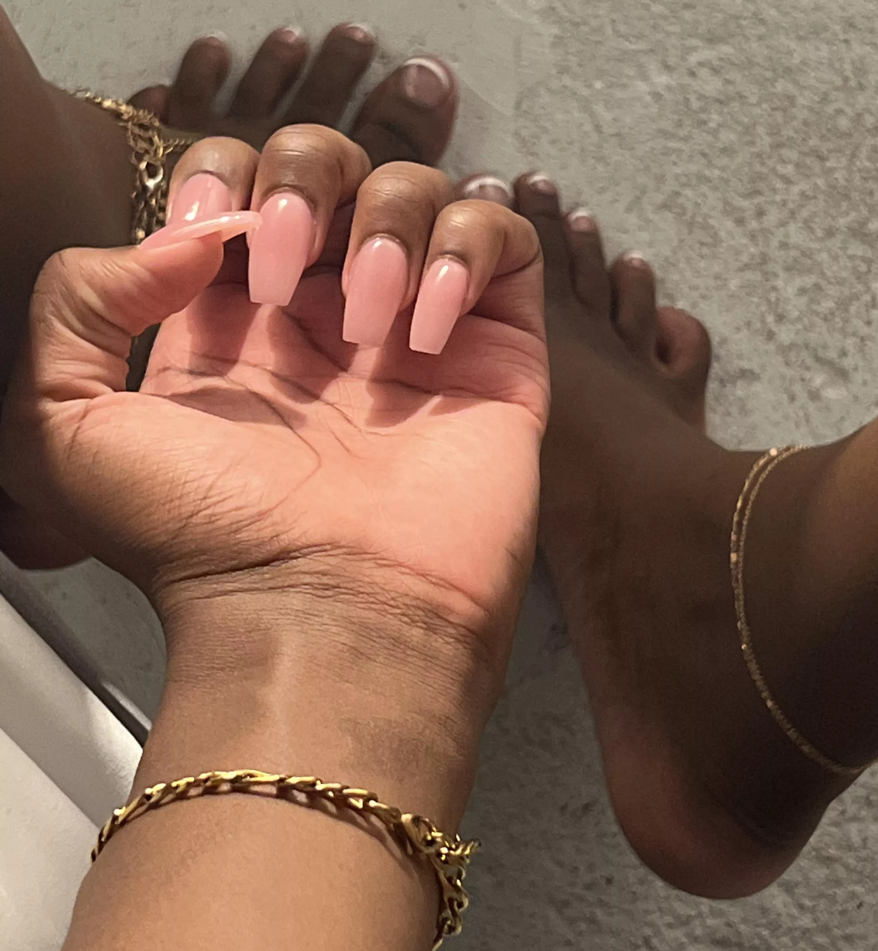 My second favorite mani pedi combo!