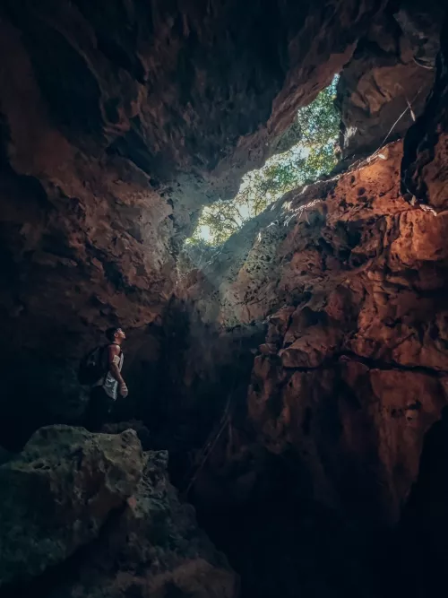 Not my first time exploring a cavern