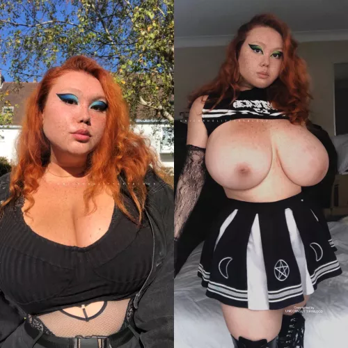 [OC] anybody looking for big tiddy goth gf?
