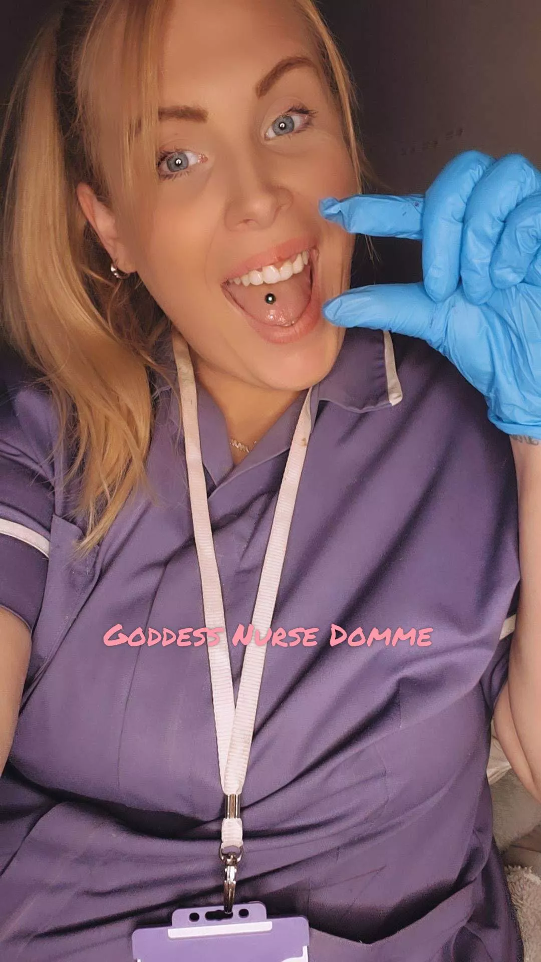 [oc] Goddess Nurse Domme shaming small peckers on shift 😜😈😂