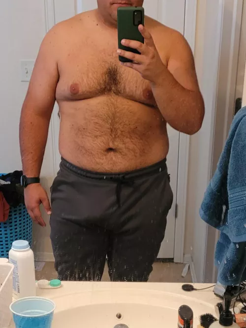 Pardon the dirty mirror.