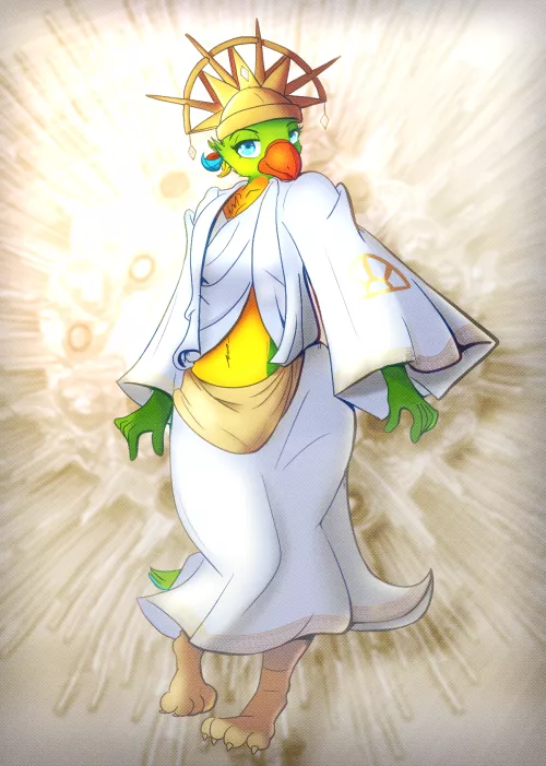 Priestess of Lathander (Art by me)