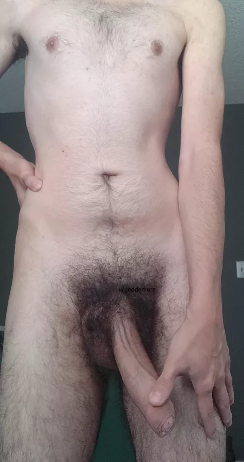 pushing down the morning wood