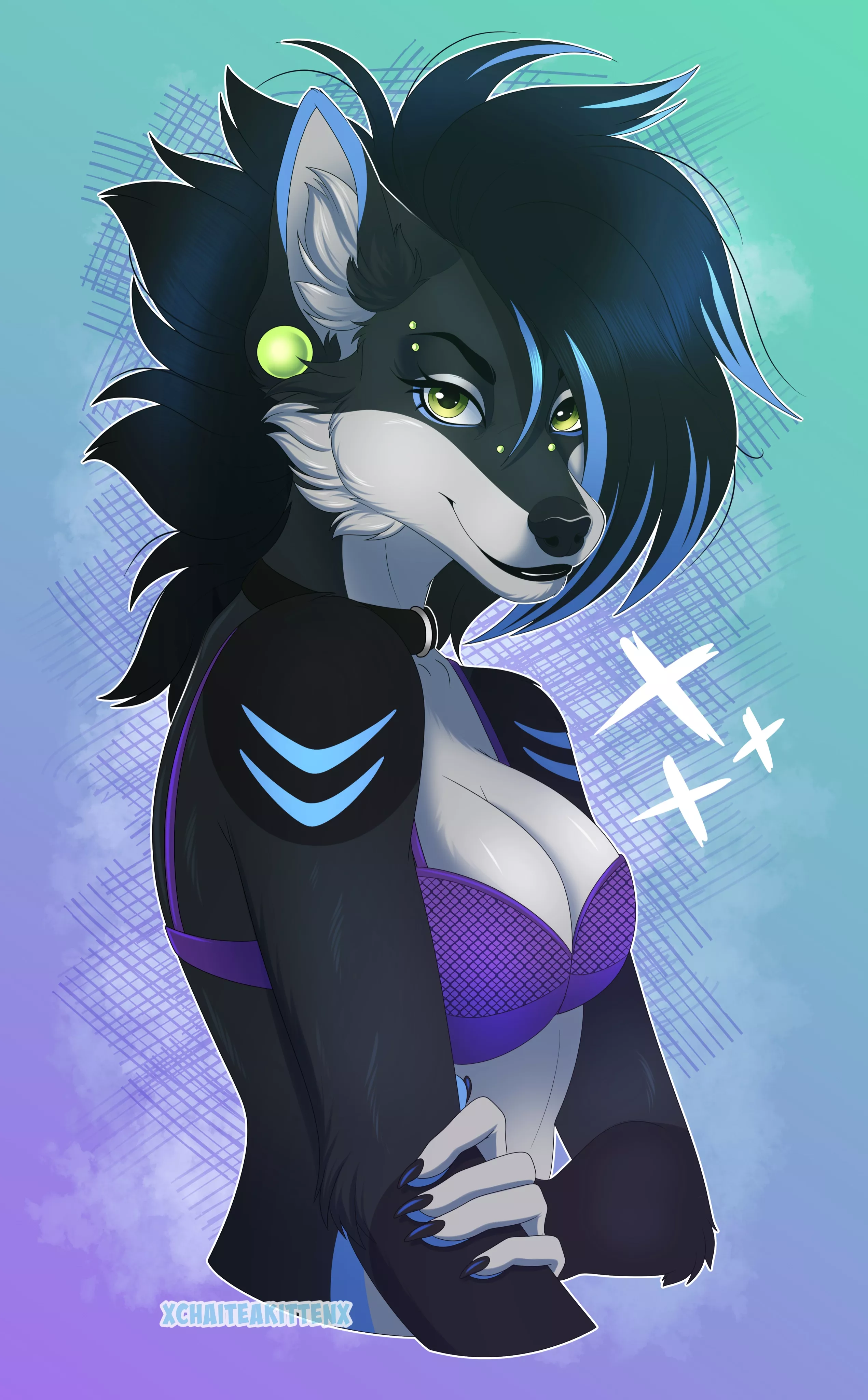 Sagra 💙💚 (by xchaiteakittenx on twitter)