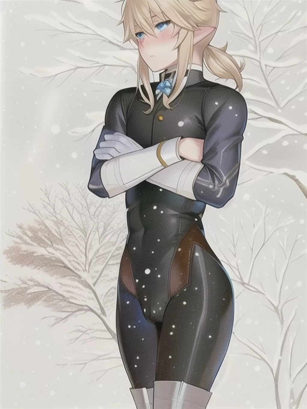 so I I use ai art on link and this came out