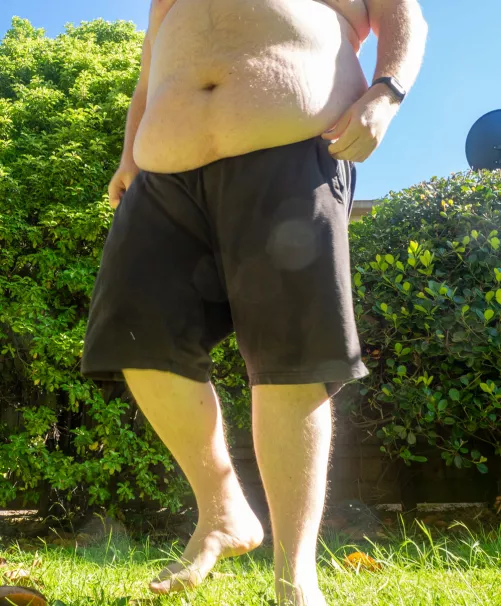 Sun's out shirts off