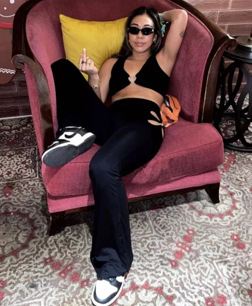 Sweaty pit after dancing