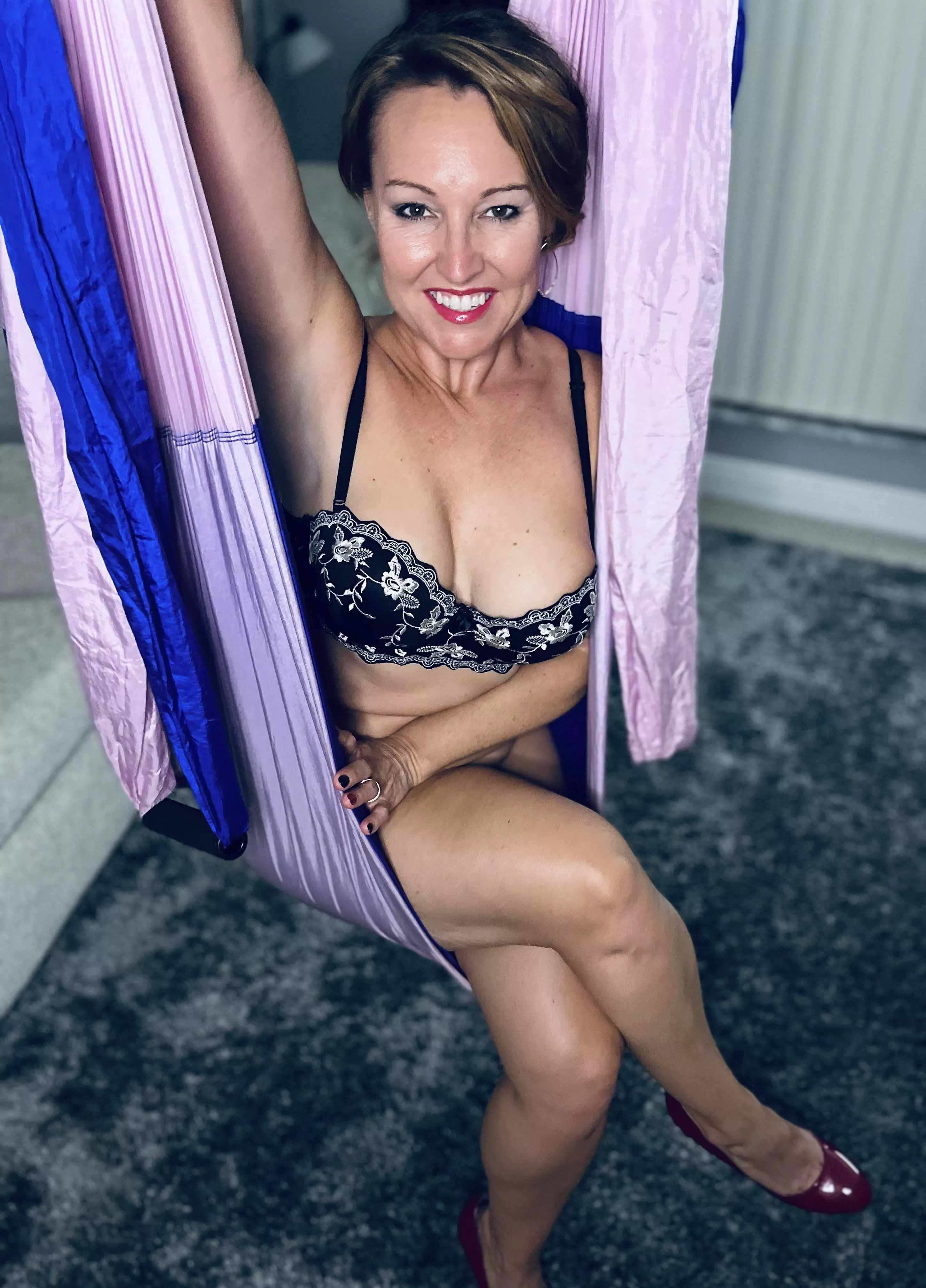 Teachers like swings too!