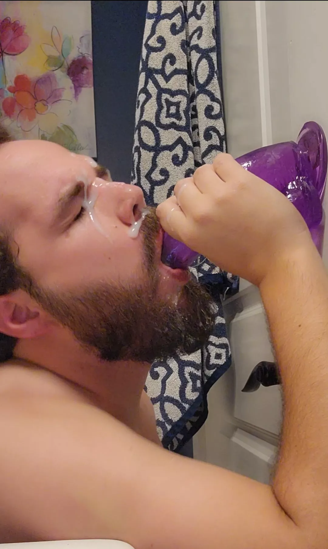 thick load on my face