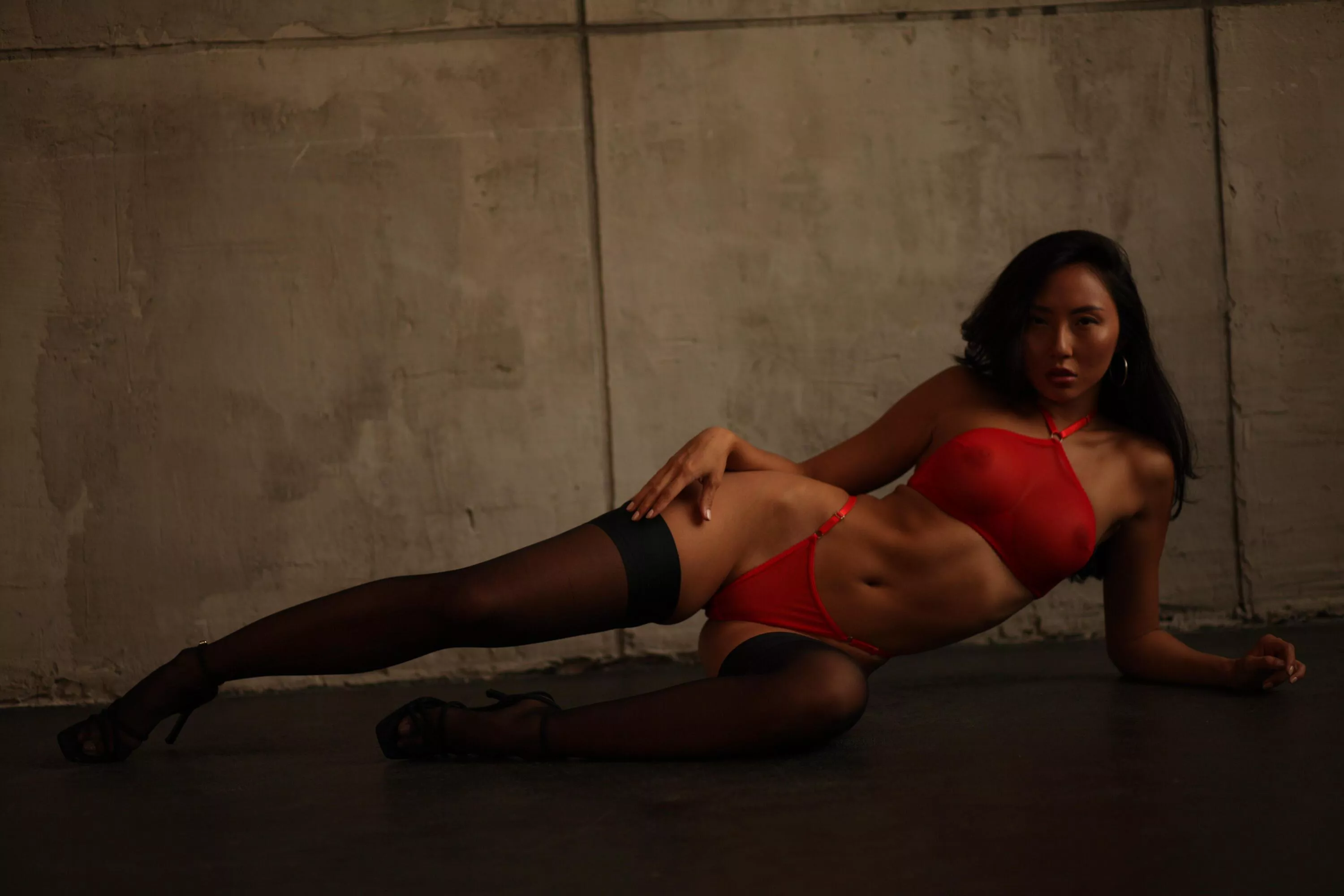 thigh-highs and heels are the best combo