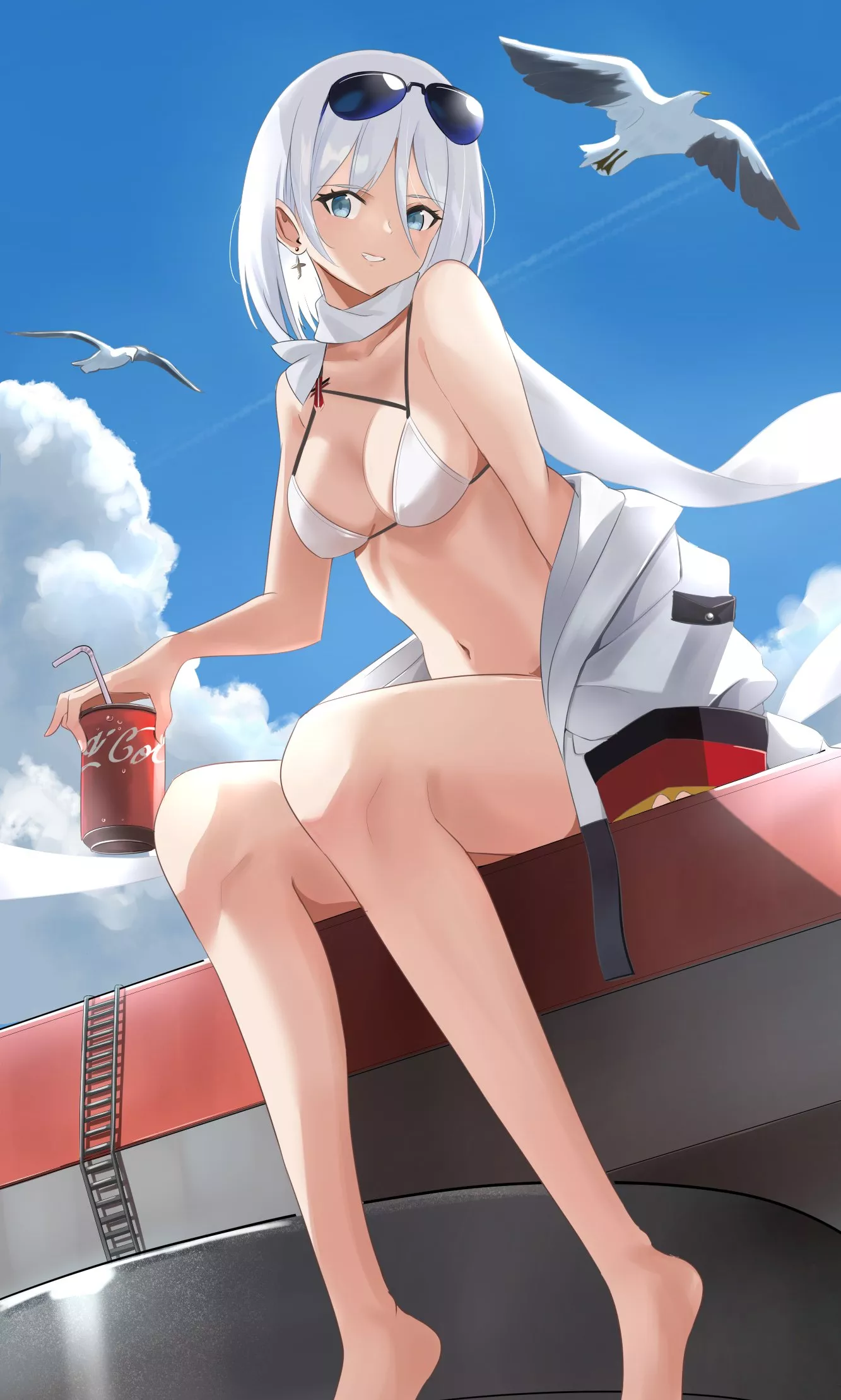 Tirpitz out at sea [Azur Lane]