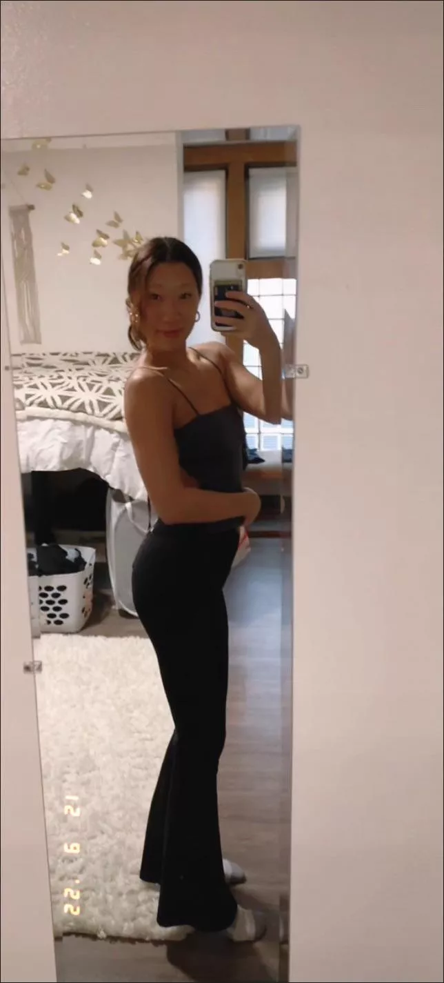 Trying on new clothes 😄