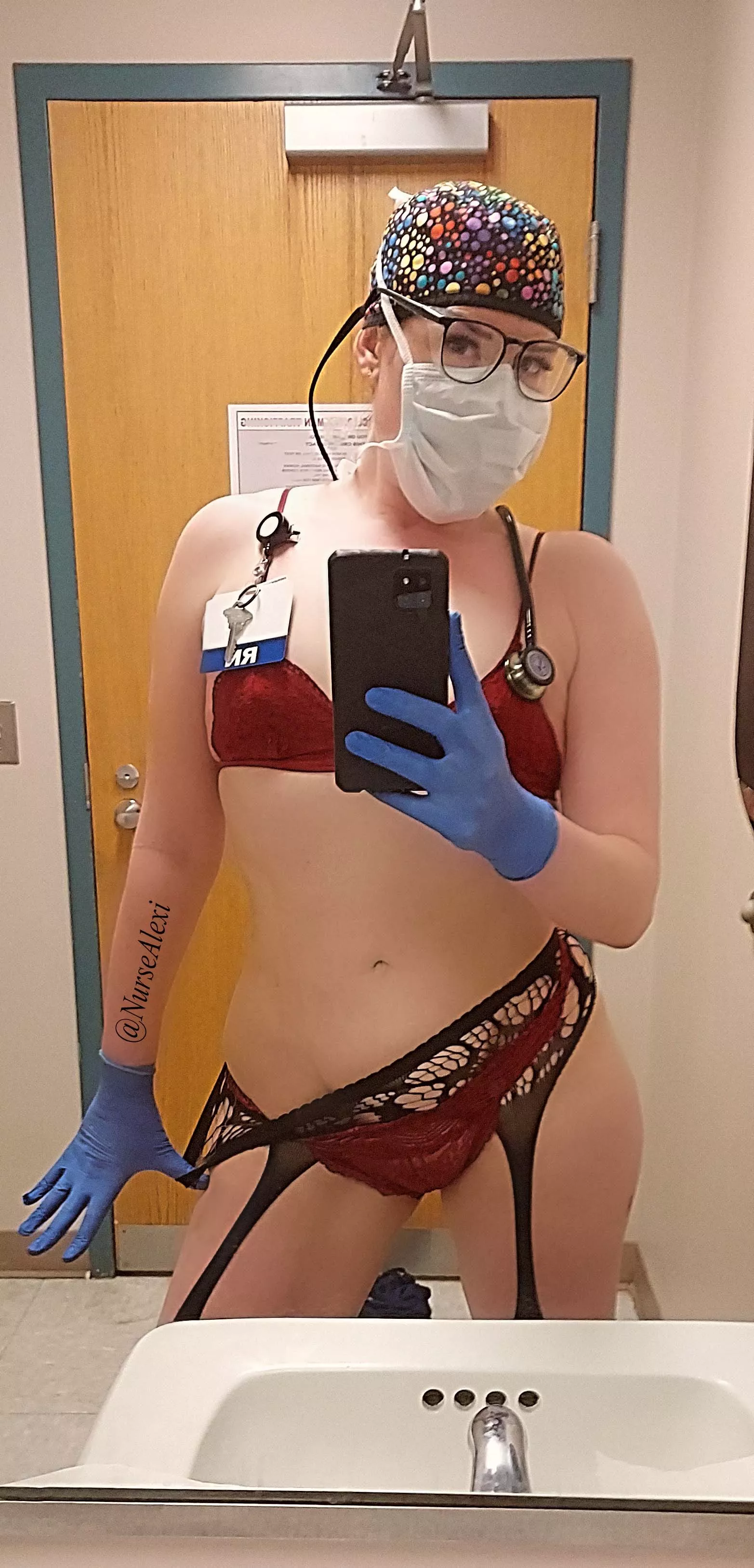 What this RN wears underneath her scrubs...🩺🧤🚑💋