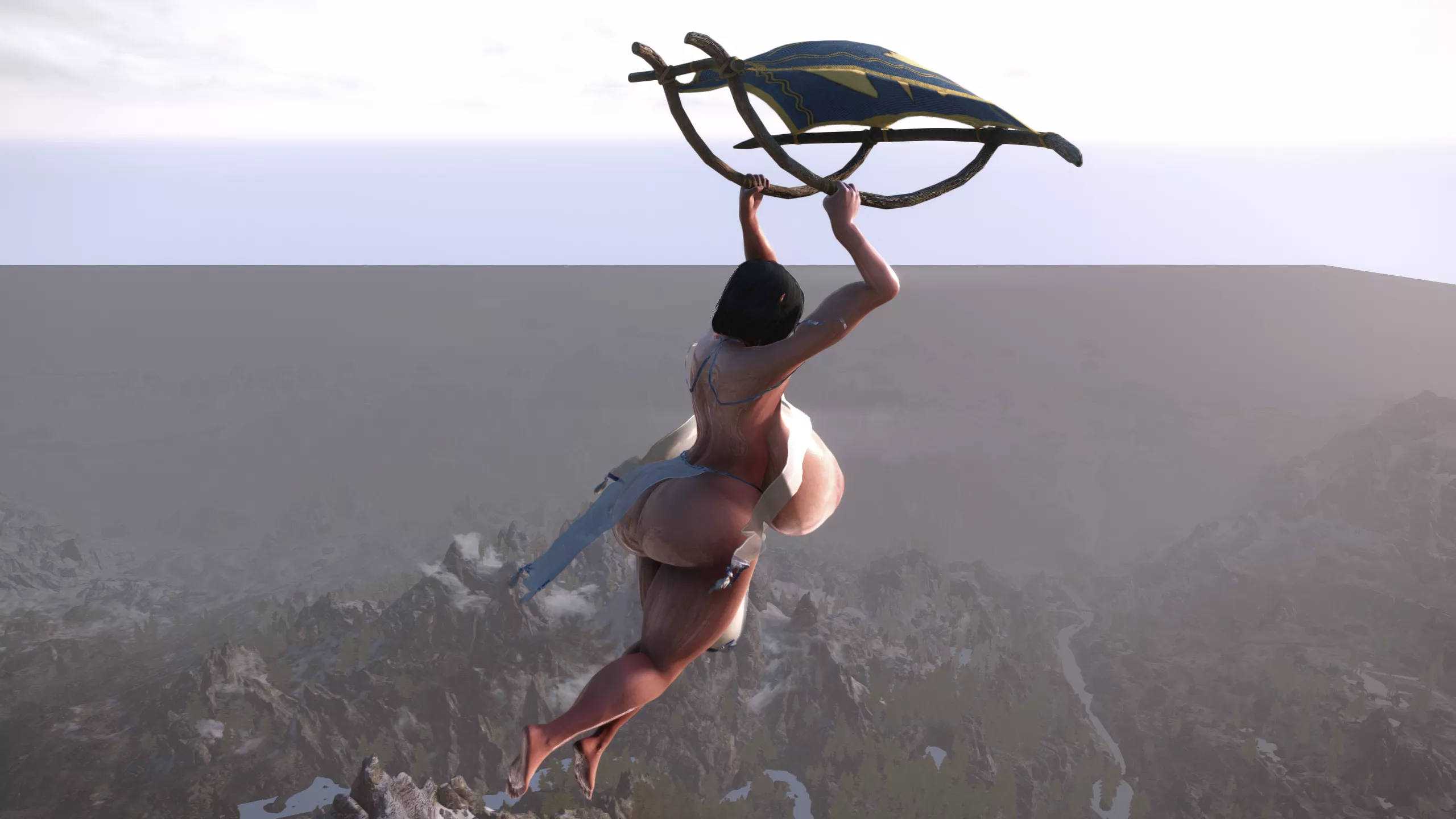 Whether you're in or out, paragliders are the best ways to get about - ask anyone on the ground when they see me glide around. They all agree, they can't take their eyes off me.