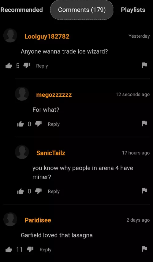 Why do people in arena 4 have miner?