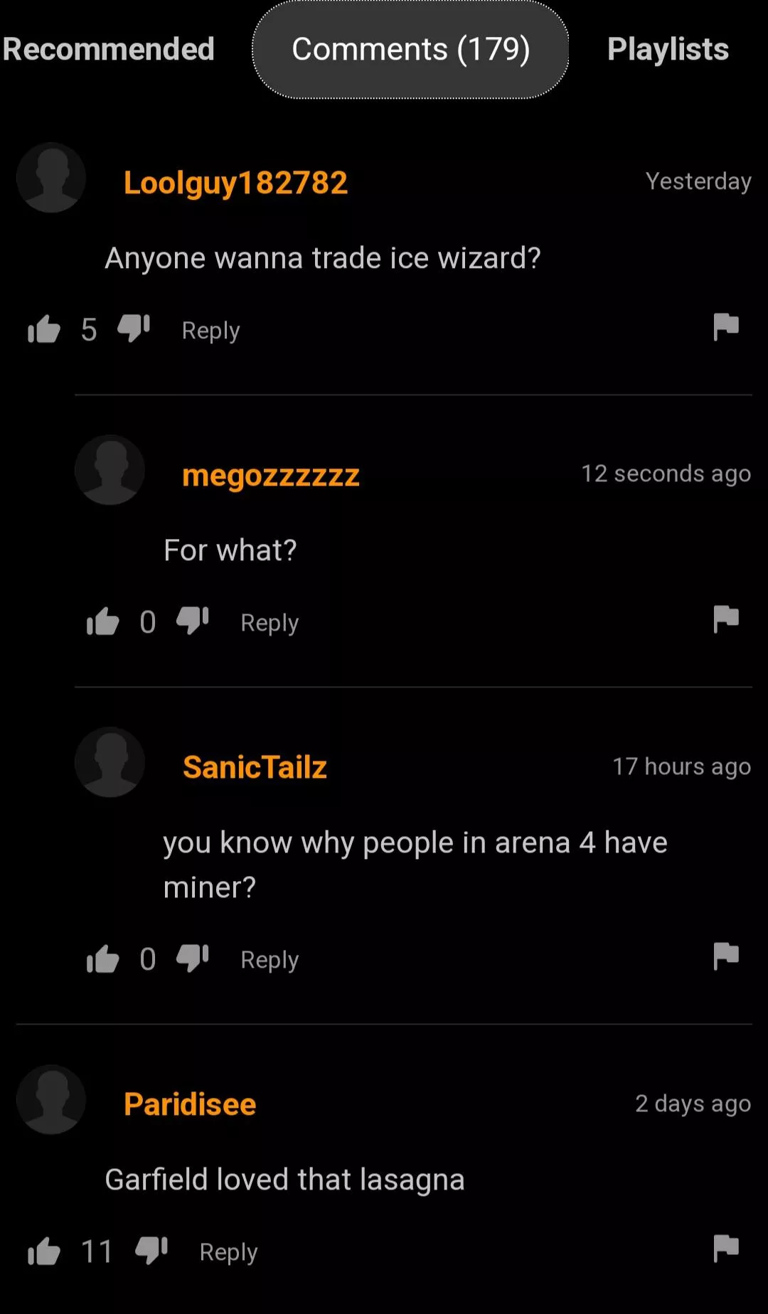 Why do people in arena 4 have miner?