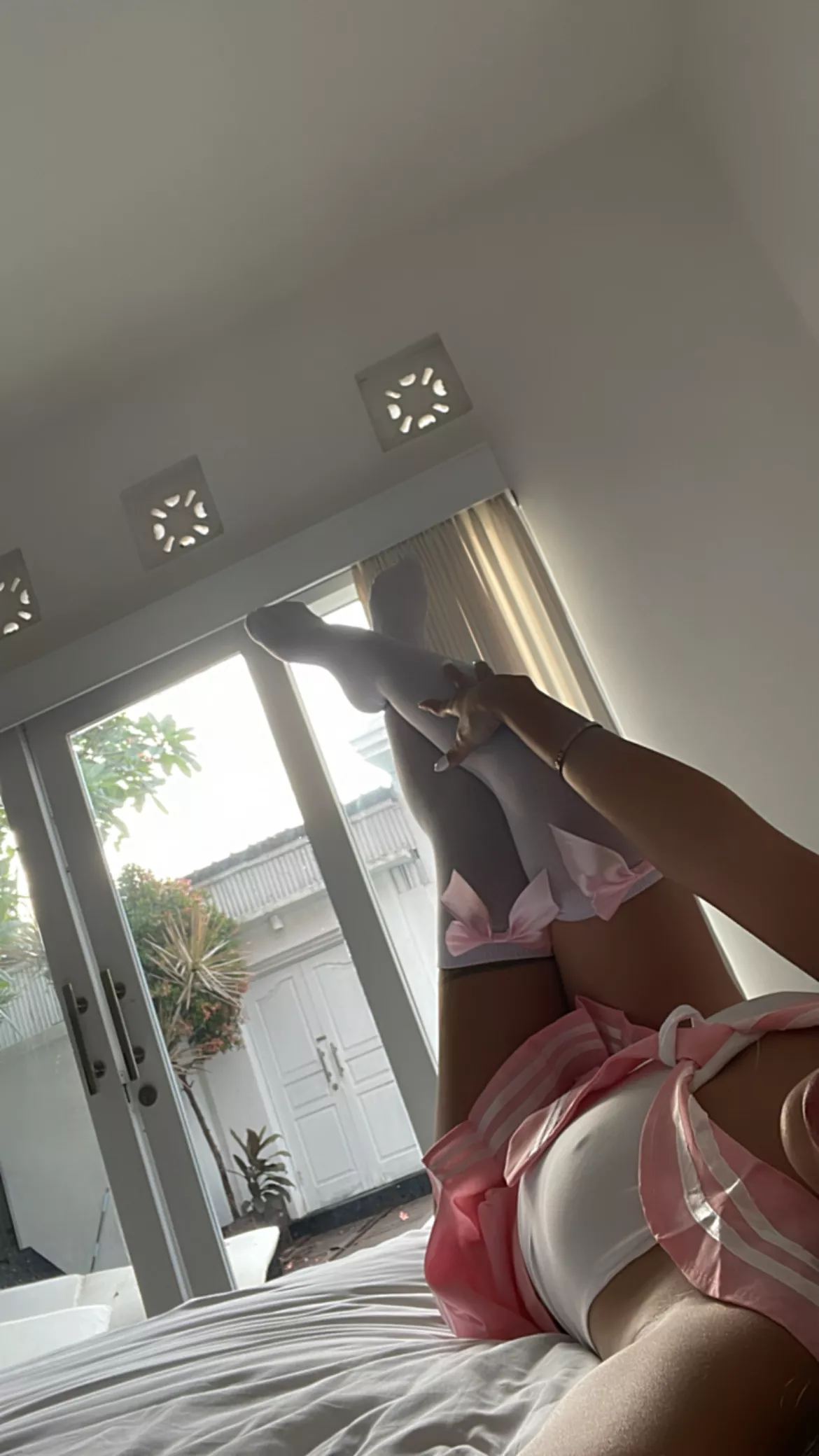 Why don't you come on the bed with me and let's get wild