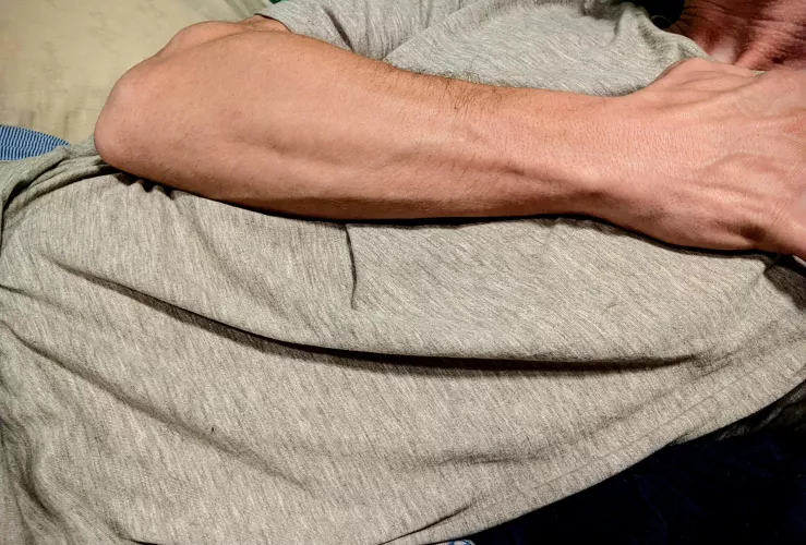 would you wake me up by touching my forearms?