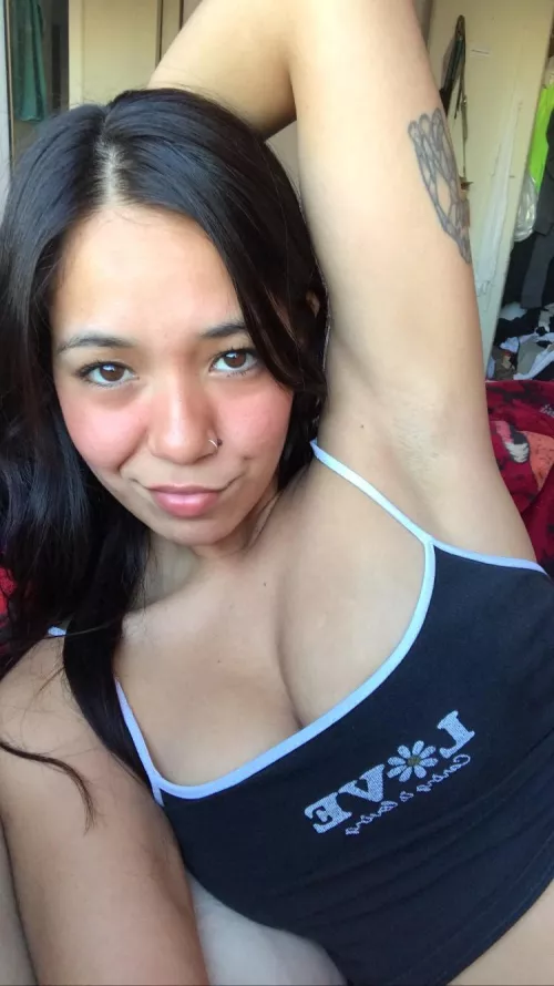 You wish to be close enough to smell my armpit?