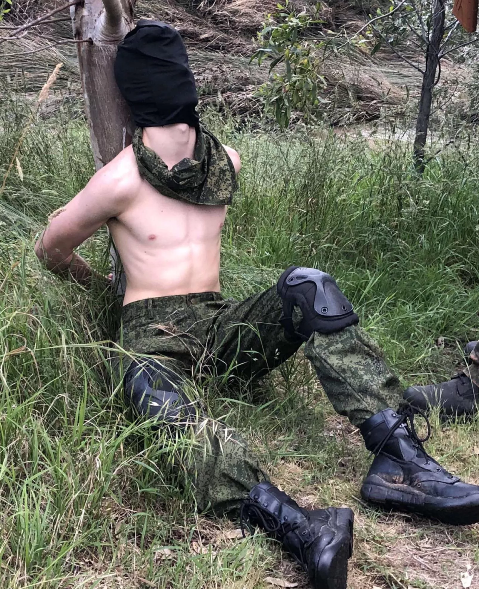 Young Russian soldier captured in Ukraine
