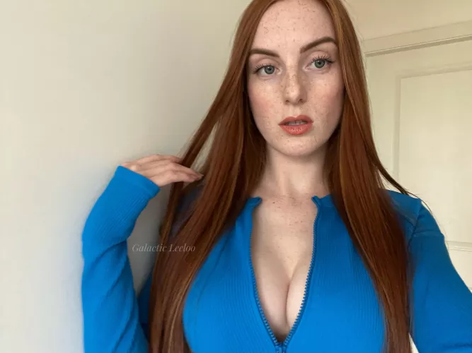 Zip up tops are the best. You might get to see cleavage or none at all