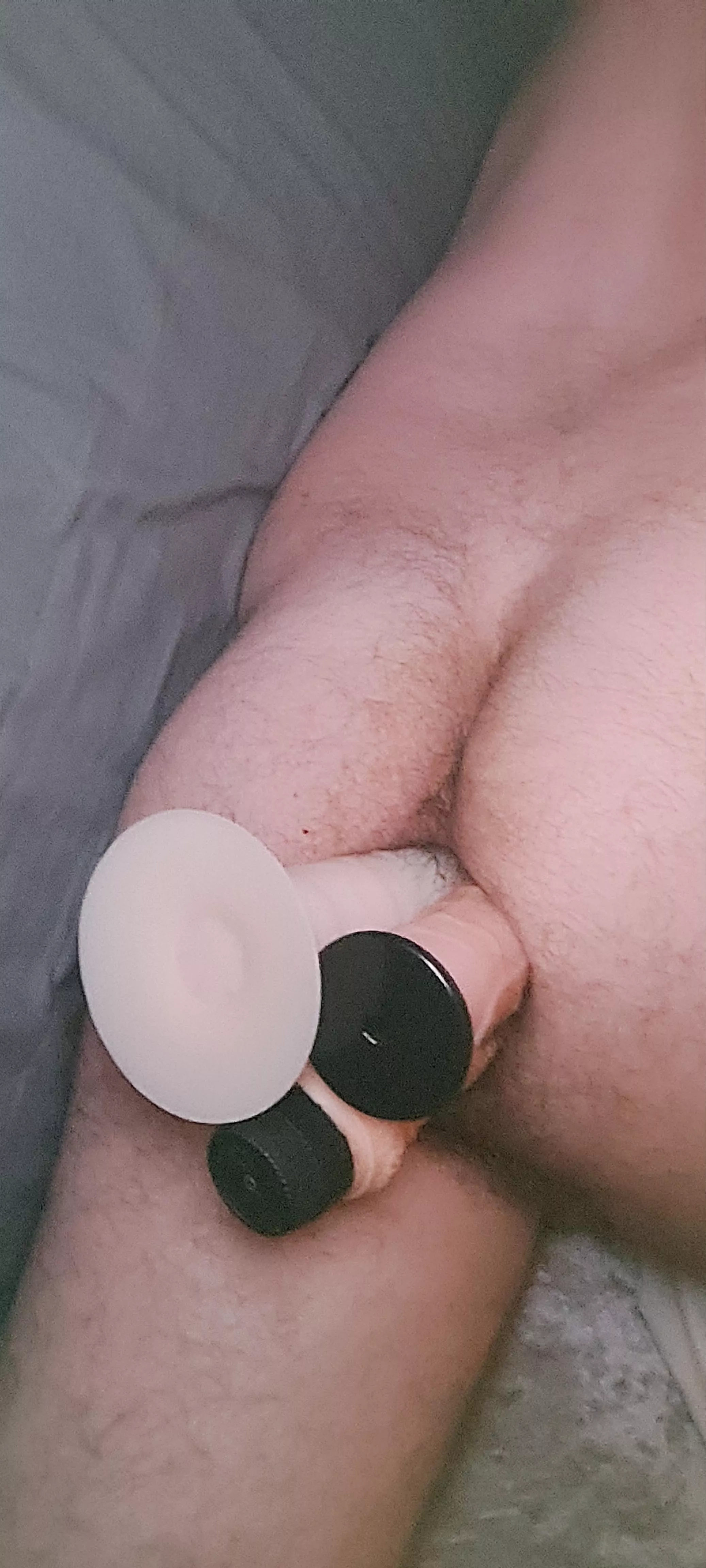 3 huge dildos in my arse
