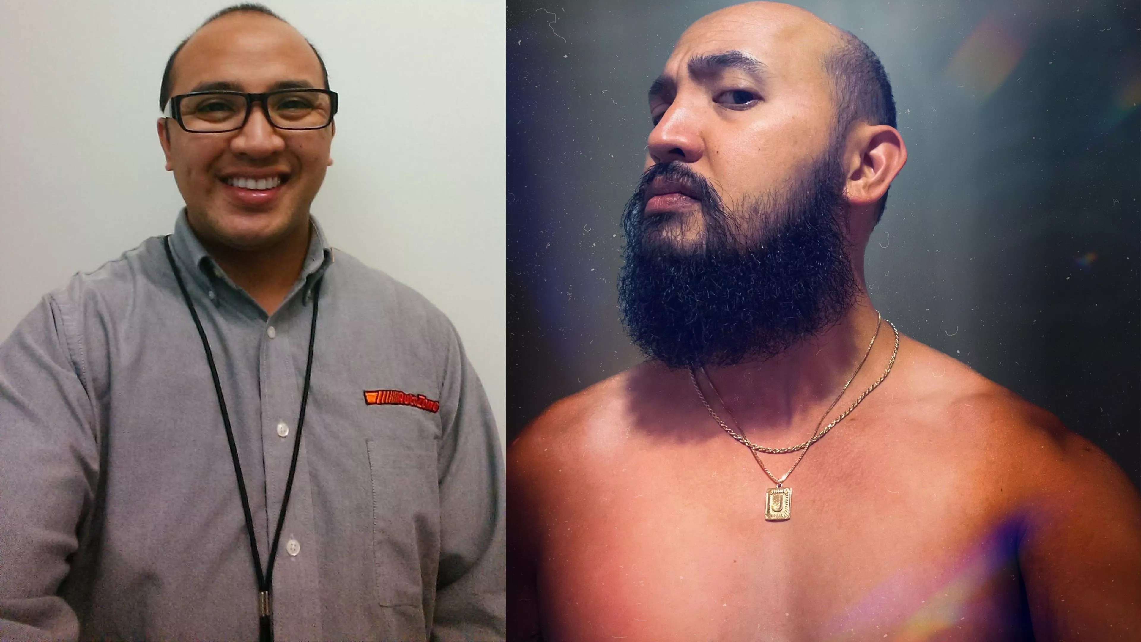 36, first time growing a beard and dropped a little bit of weight.