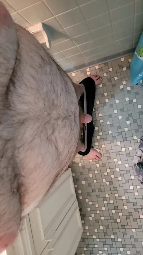 46 lonely dad getting ready for work