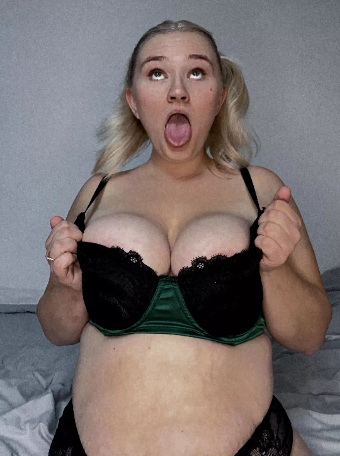 Are you busting on my tits or my face?