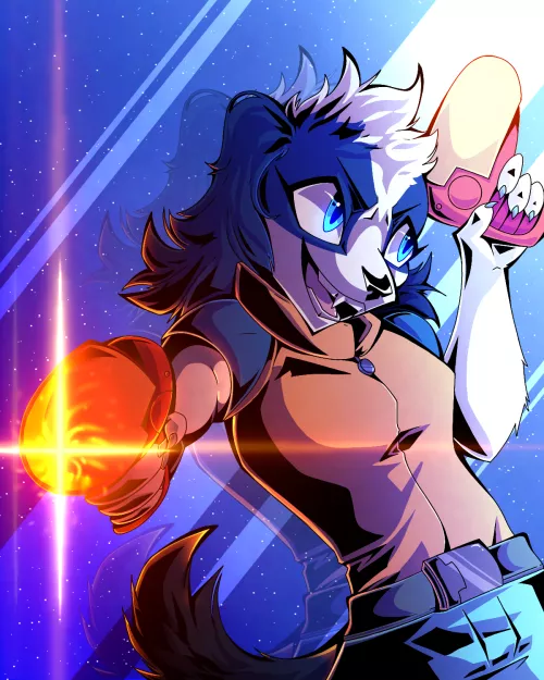 [Art by me] I feel like Nomi from Dogs In Space is wholesome and empathetic yet also willing to kill someone for a poptart.