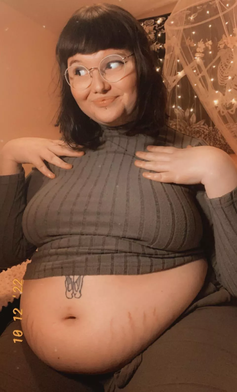 Belly hangs are excellent hand warmers, in case you were wondering… 😜☃️