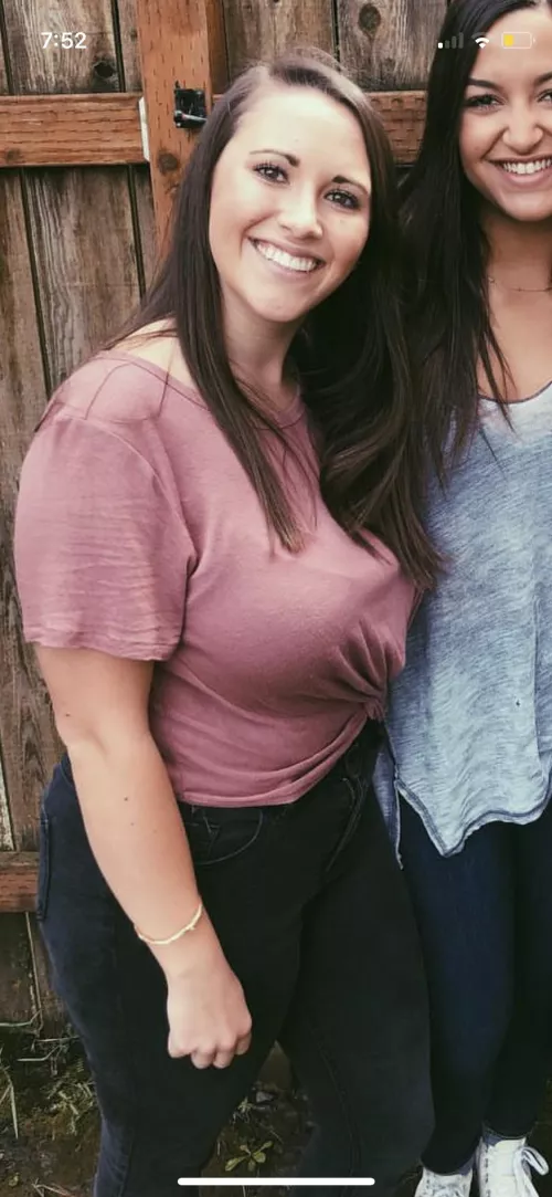 Bursting out of that shirt