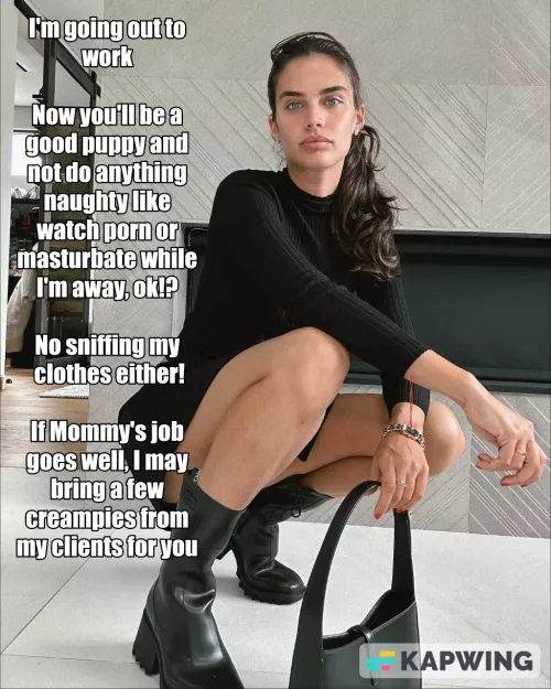 But only if you behave